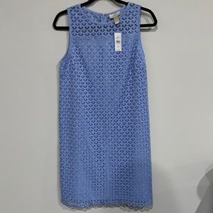 Pale Blue Textured Dress